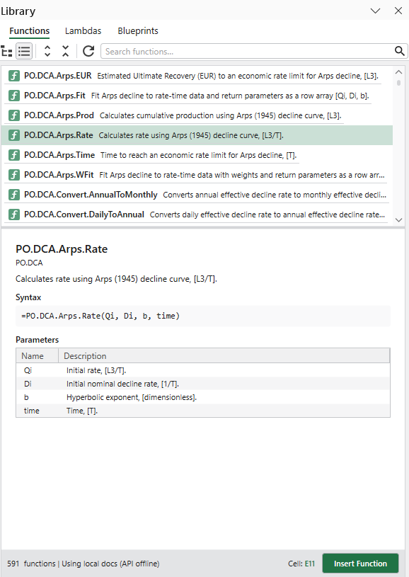 Function Browser
